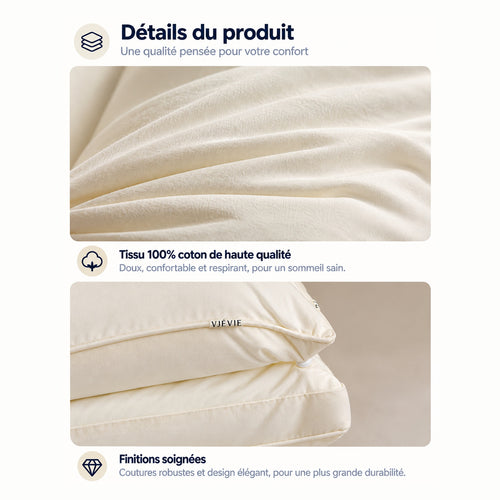 Oreiller Royal Hotel – Soutien Cervical & Confort Premium